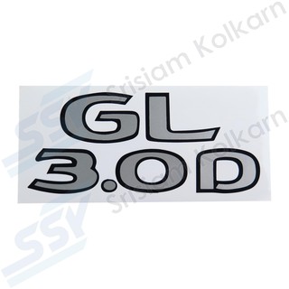 OEM สติ๊กเกอร์ฝาท้ายชุด TIGER รง. "GL_3.0D"