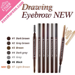 ดินสอเขียนคิ้ว Etude eyebrow #3 สีน้ำตาล