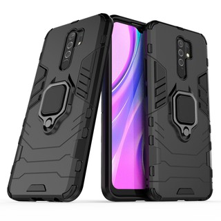 เคส Redmi 9 พลาสติกแบบแข็ง Armor Shockproof Phone Case Back Cover Xiaomi Redmi 9 Redmi9 กรณี ฝาครอบ