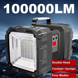 ไฟฉายสปอตไลต์ LED 100000LM 40W แบบสว่างมาก กันน้ำ