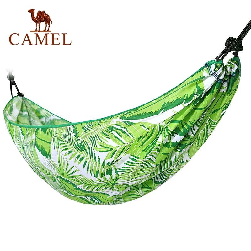 Camel เปลญวน พิมพ์ลาย พกพาง่าย สําหรับตั้งแคมป์ ปิกนิกกลางแจ้ง
