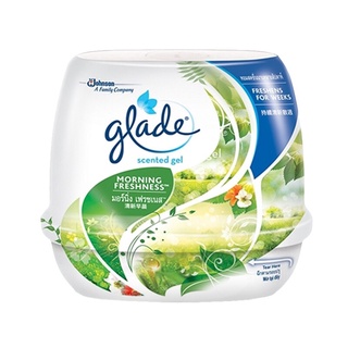 🍟สุดฮิต!! เจลหอม  Glade มอร์นิ่งเฟรชเนส สีเขียว  ขนาด 180 กรัม สเปรย์ปรับอากาศ 🚚💨พร้อมส่ง!!