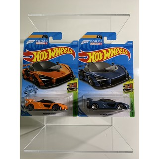 Hot wheels MCLAREN SENNA 2019 HW EXOTICS 4 OF 10 (Orange) &amp; (Blue)