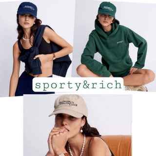 หมวก sporty&amp;rich / health club/wellness 🔥 หมวกแฟชั่นสุดฮอต เกรดพรีเมี่ยม หมวกแฟชั่นที่ฮอตฮิต ปี2021