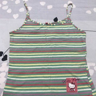เสื้อสายเดี่ยว ลายทาง คิตตี้