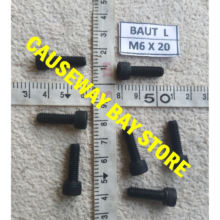 BOLT L M6 X 20******