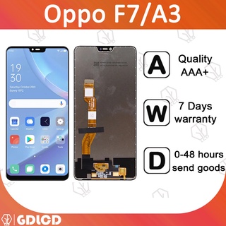 หน้าจอสัมผัสดิจิทัล LCD แบบเปลี่ยน สําหรับ Oppo F7 CPH1819 A3 PADM00