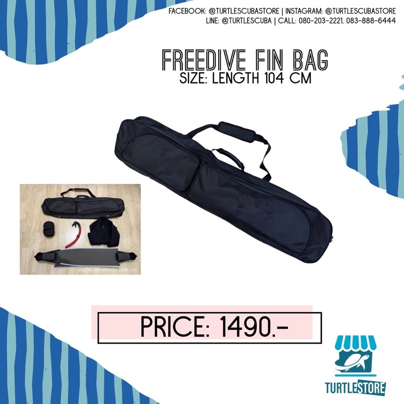Freedive fin bag กระเป๋าใส่ฟิน