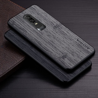 เคสโทรศัพท์มือถือหนัง ลายไม้ไผ่ หรูหรา สําหรับ Oneplus 6 Oneplus 6