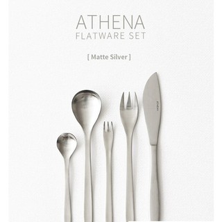 SH34 (พร้อมส่ง) ชุด Set ช้อน ส้อม ช้อนขนม ส้อมขนม ดีไซน์น่ารัก วัสดุเกรดคุณภาพดี [ATHENA] Cutlery