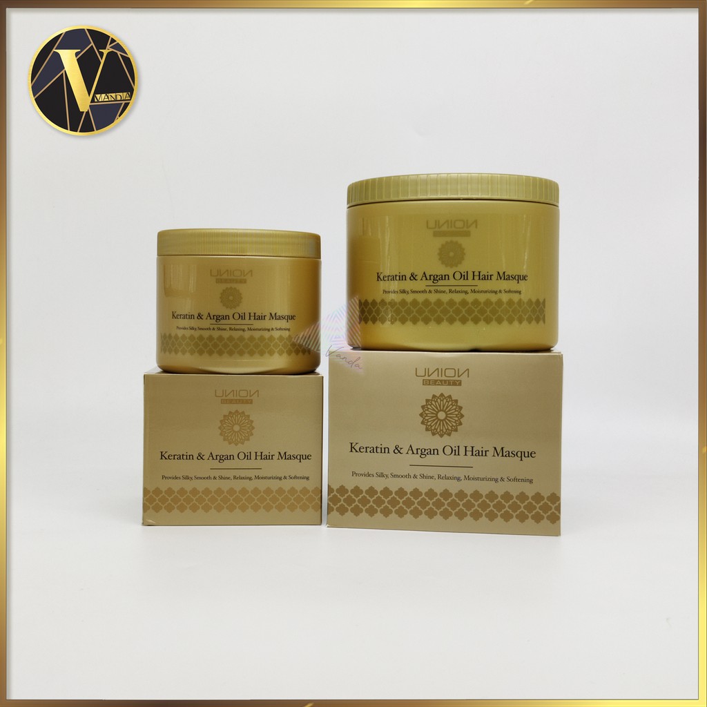 UNION BEAUTY Keratin & Argan Oil Hair Masque. ยูเนี่ยนบิวตี้เคราติน อาร์แกนออยแฮร์มาร์ค ราคา ถูกที่สุด ดีลบีเคเค แกลเลอรีภาพที่ 2