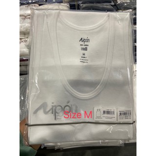 เสื้อกล้าม Nipon เนื้อผ้าcottonแท้ 100% size M-2XL