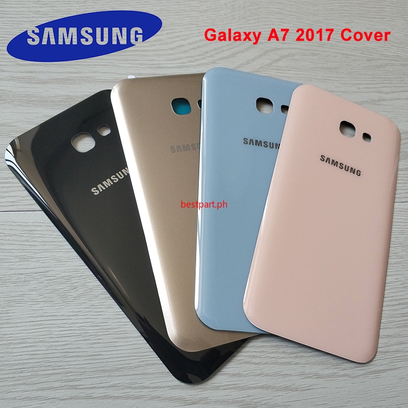 BP- Samsung Galaxy A7 2017 ฝาหลังแบตเตอรี่กรณี 三维 แก้วด้านหลังฝาครอบสําหรับ Samsung A 7 2017 A720 A720F