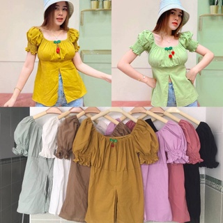 พร้อมส่ง เสื้อผ้าสาวอวบ ร้านต๋องแฟชั่น อก36-44 ยาว25ตัดพิเพศสวยมากผ้าพื้น