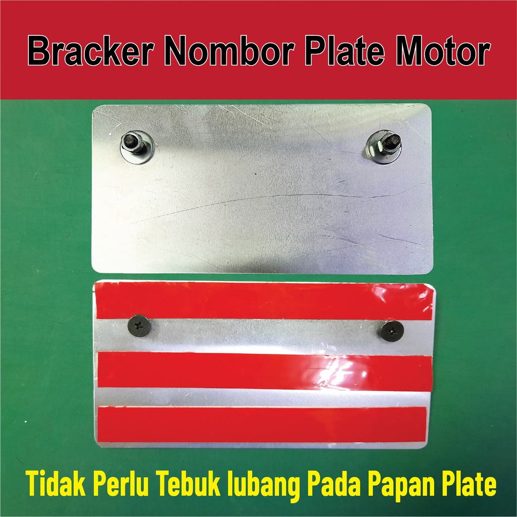 Motor Nombor Plate Bracket Aluminium