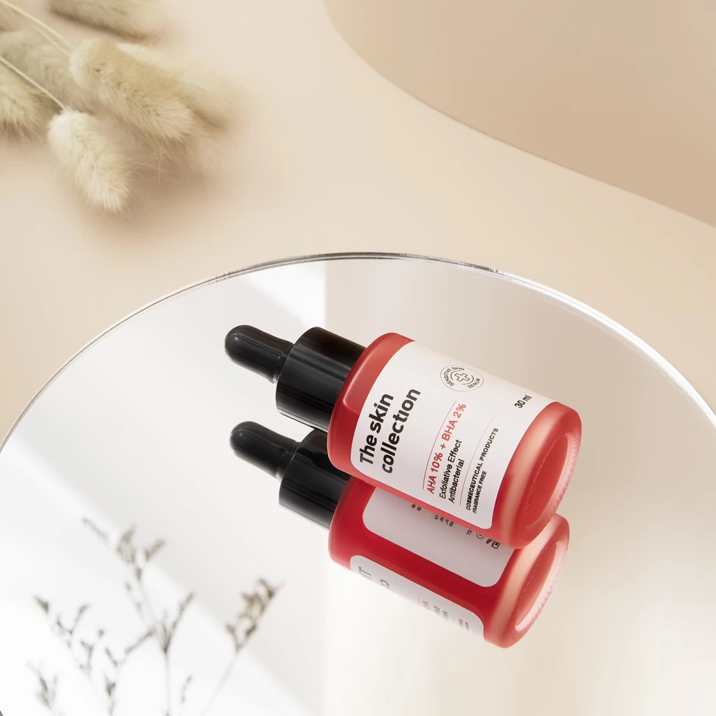 เซรั่มช่วยผลัดเซลล์ผิว แก้ปัญหาสิวอุดตัน สว่างกระจ่างใส  The Skin Collection Serum AHA10% + BHA2% 30ml thumbnail 4