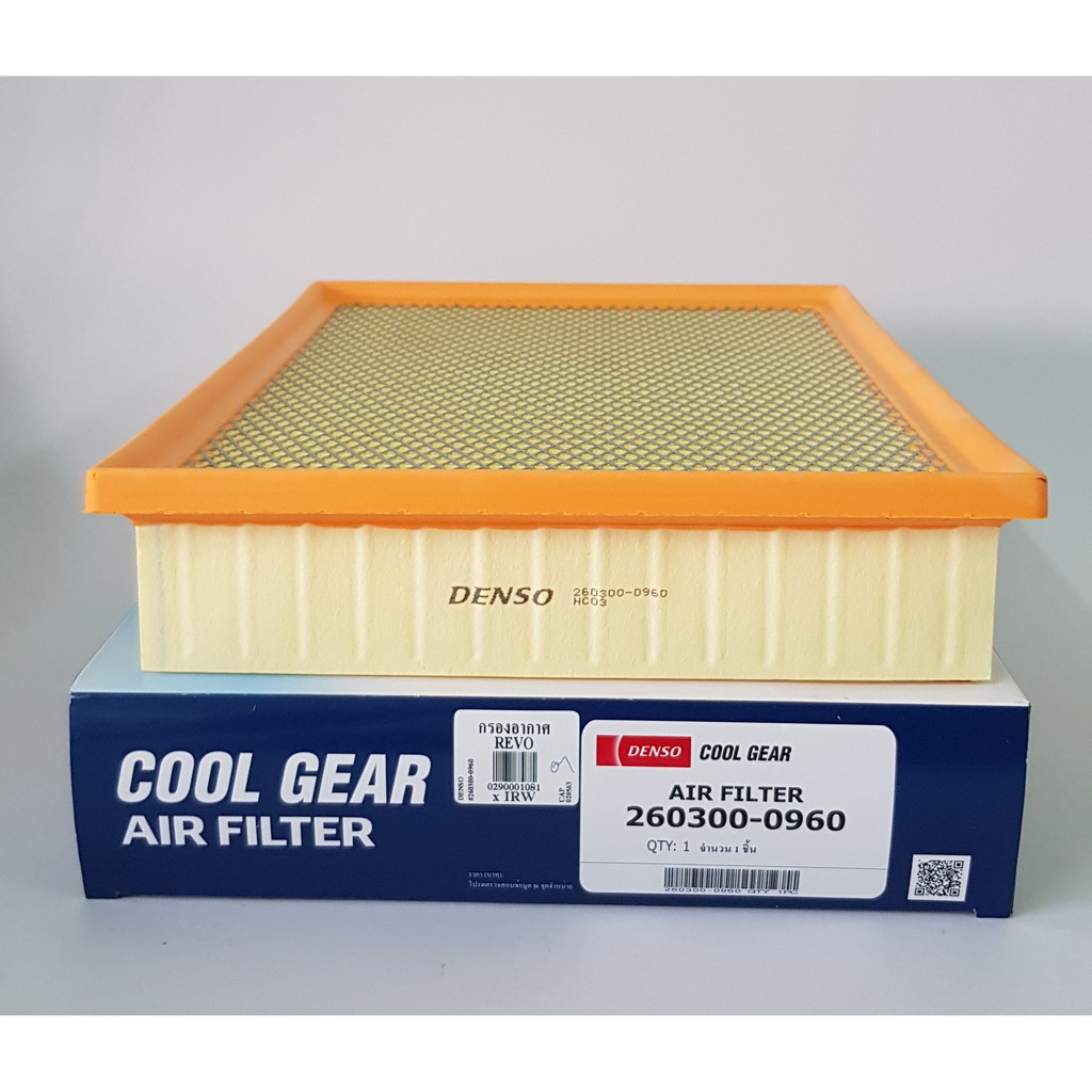 กรองอากาศ โตโยต้า รีโว่, ฟอร์จูนเนอร์ 2.4 2.8 เดนโซ่ คูลเกียร์ Toyota Revo, Fortuner Cool Gear Denso