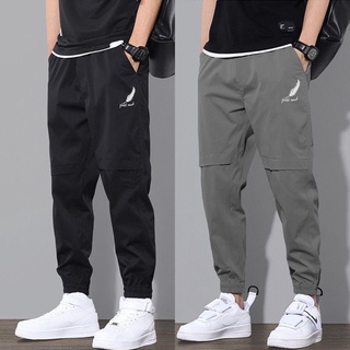 กางเกง Jogger กางเกงวอร์ม กางเกงแฟชั่นผู้ชายสไตล์เกาหลี （M-5XL） SF2002