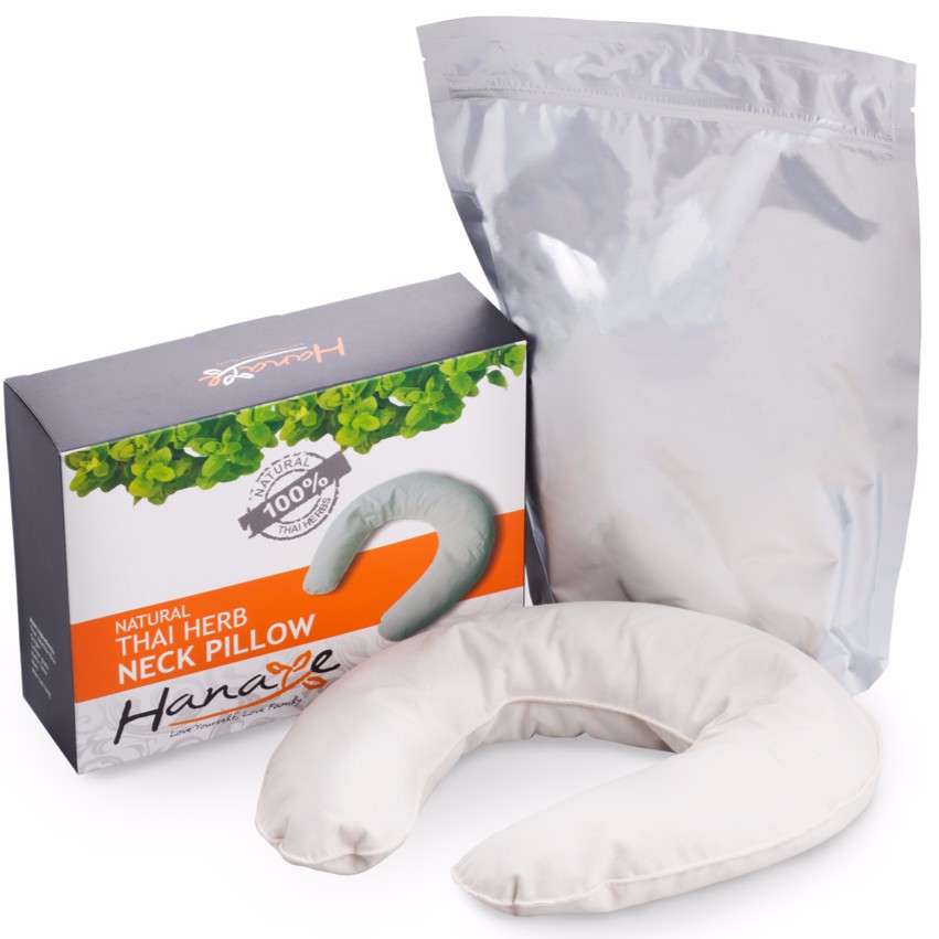 Hana E Premium Aromatic Thai Herbal Neck Pillow Massage Reusable