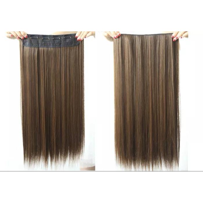 แฮร์พีช 💥💥ตรงยาว 60cm กว้าง26 ยาว60 ❤️❤️ทำจากเส้นไหม หนีบ ได้ หวีได้ สินค้าพร้อมส่ง ส่งในไทย