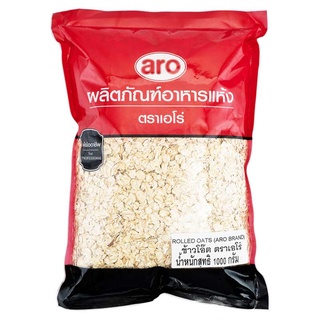 ข้าวโอ๊ต aro ขนาด 1,000 กรัม (1 kg.) เอโร่ ซีเรียล Rolled Oata