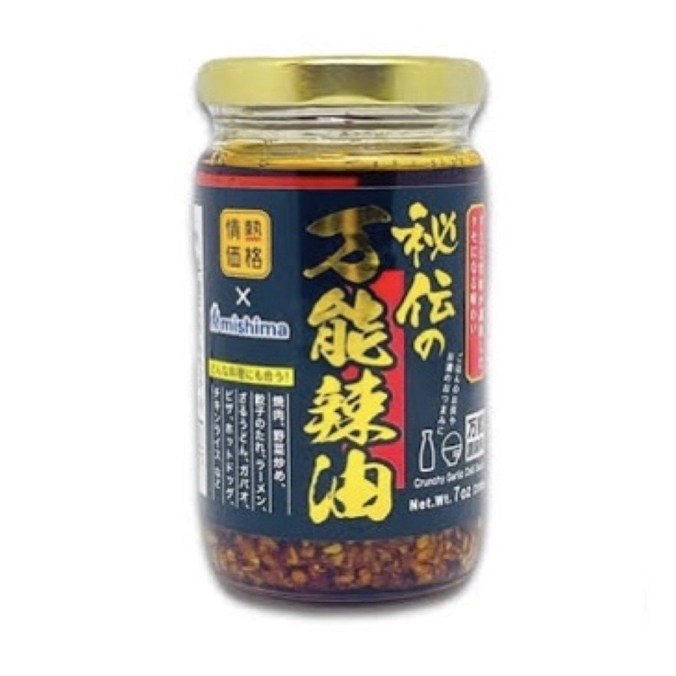 สินค้าขายดีในญี่ปุ่น‼️ Mishima ซอสกระเทียมพริกกรอบ donkiหอมอร่อย ทานพร้อมข้าวง่ายๆ crunchygarlic chilli sauce