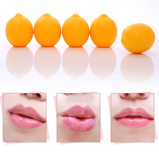 ลิปมันบำรุงปาก fruit lip balm ลิปปาล์มกลิ่นผลไม้ ลิปสติก ลิปมันถนอมริมผีปากให้นุ่ม กลิ่น เลมอน T0697