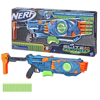 Nerf Elite 2.0 Flip 16 Gun Blaster ปืนเนิร์ฟ Flipshots 16 Dart Barrels 16-Dart Capacity, 16 Nerf Darts