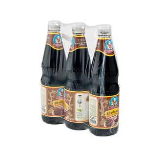 ✨นาทีทอง✨ เด็กสมบูรณ์ ซีอิ๊วดำ สูตร1 970 กรัม x 3 ขวด Healthy Boy Dark Soy Sauce#1 970 g x 3 bottles