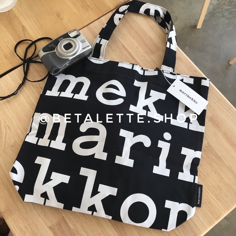 พร้อมส่ง !! ? Marimekko Notko Logo Bag ? | Shopee Thailand