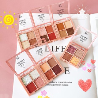 อายแชโดว์พาเล็ทพาเล็ทพาเลททาตา 4 สีEyeshadow Disc Powder Palette พาเลททาตา 4สี