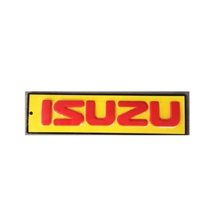 โลโก้3D อีซูซุ ดีแม็ก Isuzu D-MAX สีแดง
