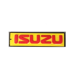 โลโก้3D อีซูซุ ดีแม็ก Isuzu D-MAX สีแดง