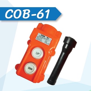 BF สวิทช์เครน สวิทช์รอกไฟฟ้า 2 ปุ่ม ผ่านแมกเนติก 250V 5A รุ่น COB-61