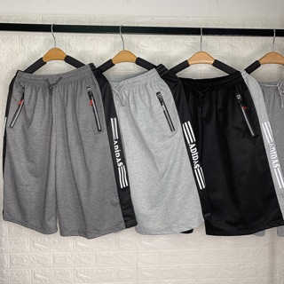 กางเกงขาสั้นเอวยางยืดทรงหลวมสำหรับผู้ชายขนาดใหญ่ 3XL-4XL สะดวกสบายด้วยผ้าฝ้าย6720#