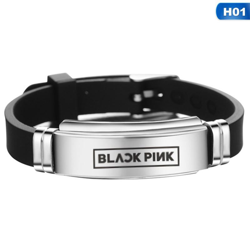 Myfriend KPOP BLACKPINK Bracelet Silicone Strap Silicone Strap