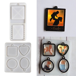 SIY  Resin Mold Silicone Mold DIY Jewelry Pendant  Family Photo Mold Jewelry Making