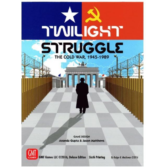 GMT Twilight Struggle The Cold War 1945-1989 - Deluxe Edition, sixth Printing 2016 Board Game บอร์ดเ