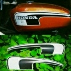 แถบถัง Honda CB125S, แถบถัง CB125S, เสาถัง Honda CB125S, รุ่น brazil