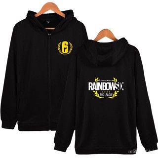 Rainbow Six Siege Hoodies และเสื้อกั๊ก Zip Up เสื้อกันหนาวเสื้อกันหนาว Hoody Men Hoodie 48fL