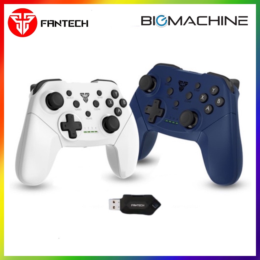 FANTECH WGP13 SHOOTER คอนโทรลเลอร์สําหรับเล่นเกมไร้สาย 2.4 G เกมพีซีPAD JOYSTICK | WGP12 REVOLVER ไร