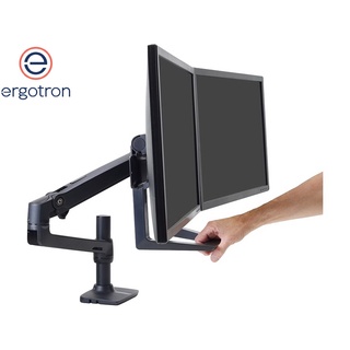 Ergotron 97-783 Dual Monitor Mounting and Handle Kit, Up to 24-inch Monitors, Black