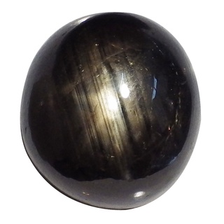 พลอย สตาร์ แซฟไฟร์ ธรรมชาติ แท้ ( Natural Black Star Sapphire ) หนัก 12.55 กะรัต