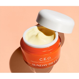 [พร้อมส่ง] SUNDAY RILEY C.E.O. Vitamin C Rich Hydration Cream (50g)