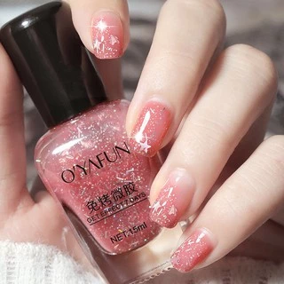 O'YAFUN สีทาเล็บ น้ำยาทาเล็บกึ่งเจล ไม่ต้องอบ สีสันสวยงาม แฟชั่น ขนาด 15 ml.