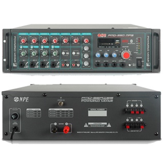 NPE PMD-250MP3 พาวเวอร์มิกเซอร์ กำลังขับ 250Wmax @ 70V,100V POWER MIXER