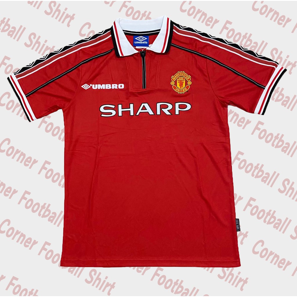 เสื้อฟุตบอลย้อนยุค - ทีมแมนยู ฯ (อังกฤษ) เหย้า ปี 1998/2000