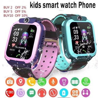 Q12 Kids Smart Watch นาฬิกาเด็ก นาฬิกาอัจฉริยะ ใส่ซิม โทรออก รับสายได้ ติดตาม GPS หน้าจอสัมผัส SOS Q88 V4 q12