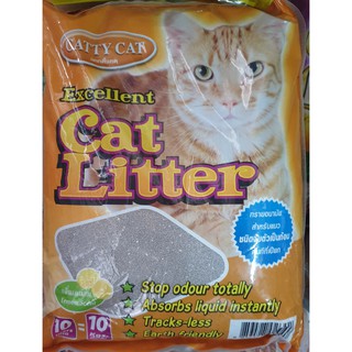 ทรายแมวภูเขาไฟ CATTY CAT 10L