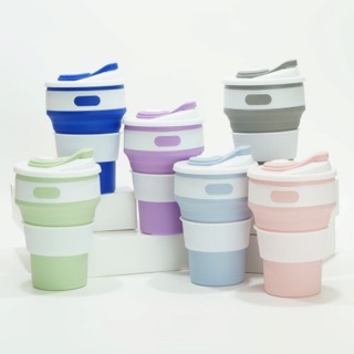 แก้วซิลิโคนพับได้ รักษ์โลก พกพาสะดวก ของพร้อมส่ง